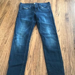 Banana Republic dark wash skinny jeans